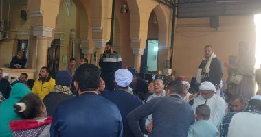 شاهد حلقة ذكر وحضرة بمسجد الفولى فى المنيا.. فيديو