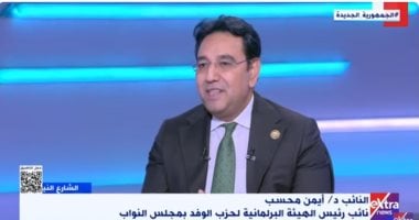 النائب أيمن محسب: مصر فى مناخ متحضر.. وتشكيل الأحزاب متاح بشكل مطلق