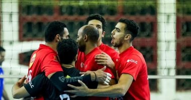 الأهلى يهزم الترسانة 3 - 0 فى دورى الكرة الطائرة رجال