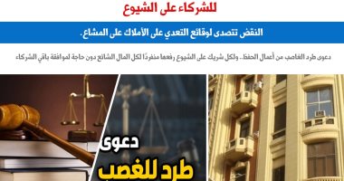 النقض تتصدى لوقائع التعدى على الأملاك بالمشاع.. نقلا عن برلماني 