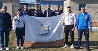 وفد جامعة حلوان يشارك بالمعسكر التوعوى لجوالى وجوالات جامعات مصر بالإسكندرية