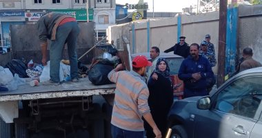 حملة مكبرة لرفع الإشغالات من حرم الطريق في حيي أول وثالث مدينة الإسماعيلية