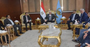 محافظ الغربية يستقبل وفد لجنة الزراعة بمجلس النواب
