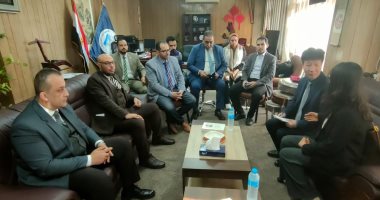جامعة قناة السويس تستقبل وفد كلية بكين لتكنولوجيا المعلومات 