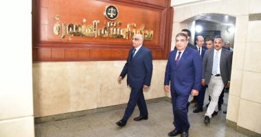 وزير العدل ومحافظ الدقهلية يفتتحان مكتب الشهر العقارى بمجمع محاكم المنصورة