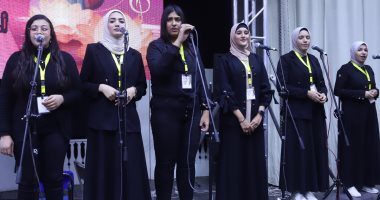 كورال جامعة سوهاج يشارك بالملتقى الفنى الــ22 لطلاب الجامعات العربية.. صور