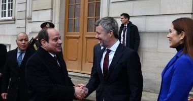 الرئاسة: ملك وملكة الدنمارك حرصا على توديع الرئيس السيسى بمقر إقامته