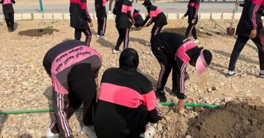 انطلاق معسكر كلية علوم الرياضة بجامعة سوهاج لخدمة وتنمية المجتمع طالبات كلية التربية الرياضية