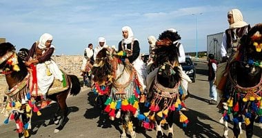 العيد القومى لمحافظة مطروح إحياء لنضال القبائل ضد الاحتلال البريطانى.. معركة وادى ماجد 1915 أول ثورة مسلحة لتحرير الصحراء الغربية.. والصاغ صالح حرب وزعماء القبائل والجيش قادوا الملحمة الوطنية ضد المحتل.. صور