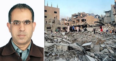 صحفى فلسطينى يوثق لحظة استهداف الاحتلال حى الصبرة وانهيار منزله.. عبد الغنى الشامى: عشت 3 دقائق تحولت فيها الدنيا لظلام دامس كأنها يوم القيامة.. ظننتها آخر لحظات حياتي ونطقت الشهادتين وشاهدت جيرانى أشلاء.. صور
