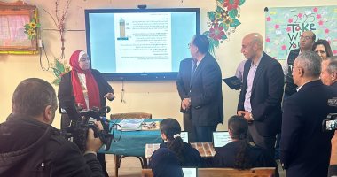 رئيس الوزراء يتفقد مدرسة بورسعيد الثانوية بنات 