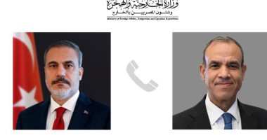 وزيرا خارجية مصر وتركيا يؤكدان أهمية تبنى عملية تفضى لإعادة الاستقرار بسوريا