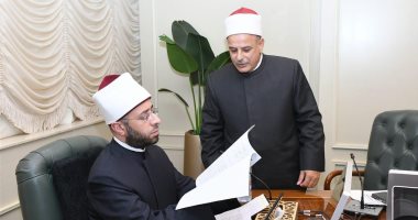وزير الأوقاف يلتقى مدير مديرية أوقاف كفر الشيخ لمتابعة الانضباط الإدارى والدعوى