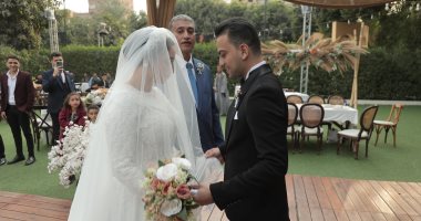 حفل زفاف أسطوري: عبده زكي يزف ابنته آلاء إلى محمد هاني - إطلالة ساحرة وصور مميزة!