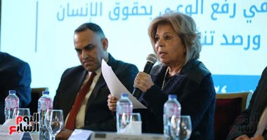 "القومى لحقوق الإنسان": العفو الرئاسى يتسق مع فلسفة العقاب الحديثة مشيرة خطاب رئيسة المجلس القومي لحقوق الإنسان،