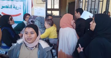 جامعة قناة السويس تنظم قافلة لأهالى قرية النصر ضمن مبادرة "حياة كريمة" 