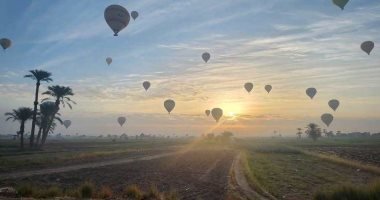 تحليق 145 رحلة بالون طائر على مدار يومين بالبر الغربى فى الأقصر.. صور