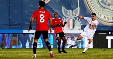 الزمالك يتقدم على طلائع الجيش بهدفين مقابل هدف فى شوط أول مثير.. صوزر 