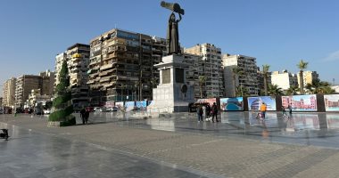 أجواء رائعة فى ساحة مصر على ضفة قناة السويس ببورسعيد.. فيديو