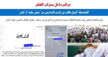 “الواسطة” تُحول طالب فى إحدى المدارس من “مجنى عليه” لـ”جانى”.. برلماني