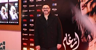 أكرم حسنى وحسن الشافعى وأمير طعيمة فى حفل إطلاق كليب أنغام تيجى نسيب