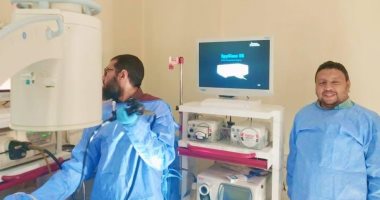 مستشفيات جامعة أسيوط تجرى عملية تفتيت حصوات فى القنوات المرارية
