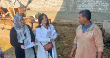 تحصين 242238 رأس ماشية وتنظيم 290 ندوة وحملة توعوية بالفيوم خلال شهر