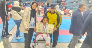 محافظ كفر الشيخ يهنئ عبدالرحمن السعيد لفوزه بذهبية بطولة الجمهورية فى الكاراتيه لذوى الهمم عبد الرحمن السعيد