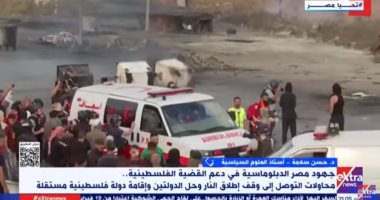 أستاذ علوم سياسية: المجتمع الدولى لم تكن لديه رغبة فى الضغط على نتنياهو