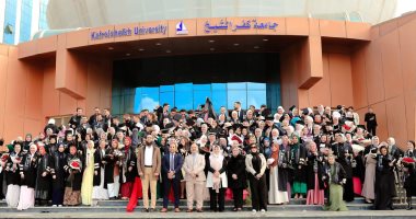 جامعة كفر الشيخ تشهد حفل تخريج دفعة جديدة لطلبة كلية العلاج الطبيعي