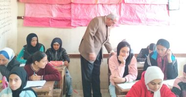 مدير تعليم القليوبية يتابع سير امتحانات الفصل الدراسى الأول بمدارس بنها