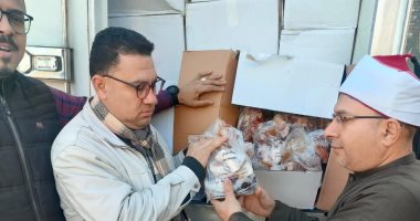 أوقاف الغربية تسلم 2 طن لحوم إطعام للتضامن الاجتماعى لتوزيعها على الأسر الأولى بالرعاية