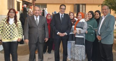 رئيس جامعة القاهرة يفتتح أعمال صيانة المبنى الثالث بمدينة رعاية الطالبات ببولاق الدكرور رئيس جامعة القاهرة يفتتح أعمال صيانة ورفع كفاءة بمدينة رعاية الطالبات