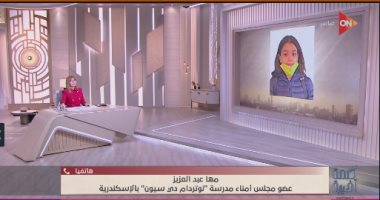 عضو مجلس أمناء إحدى المدارس بالإسكندرية: لم يتم التنمر بالطفلة ريناد عادل