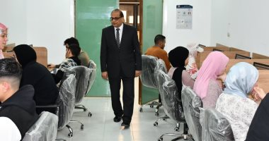 انتظام الامتحانات بكلية التمريض بجامعة الإسماعيلية الأهلية