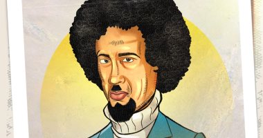 ذكرى ميلاد الفنان محمد نجم فى كاريكاتير اليوم السابع