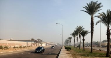 شبورة مائية على الطرق الرئيسية بمحافظة المنوفية