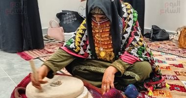 جنوب سيناء تبرز التراث السيناوى فى مهرجان شرم الشيخ للهجن والتراث الاعمال التراثية فى مهرجان الهجن والتراث