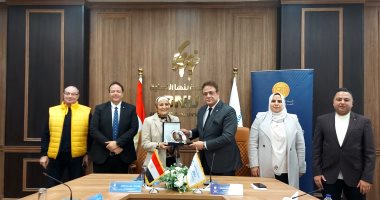 بروتوكول تعاون بين جامعة بنها الأهلية والمعهد المصرفي لتأهيل الطلاب لسوق العمل