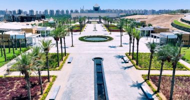 وزير الإسكان يتابع سير العمل بمشروع حدائق الفسطاط ومحوري عمرو بن العاص وكمال عامر جانب من المشروع