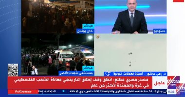 أستاذ علاقات دولية: مصر وفرت فرصة نجاة للفلسطينين من جرائم الإبادة الإسرائيلية مداخلة الدكتور رامي عاشور أستاذ العلاقات الدولية