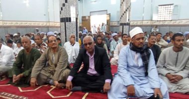 افتتاح مساجد الرحمن والسلام بأسوان خطبة الجمعة بكوم امبو