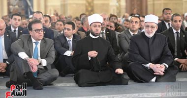 وزير الأوقاف: من مسجد مصر سينطلق الخطاب المنير وستولد الحضارة من جديد.. صور 