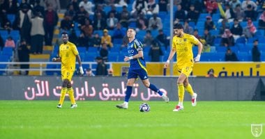 سعد الناصر يتقدم لفريق التعاون ضد النصر في الشوط الأول بالدورى السعودى