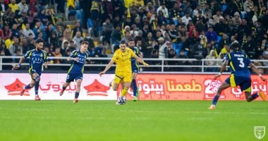 تعادل التعاون ضد النصر 1-1 في الدوري السعودي 