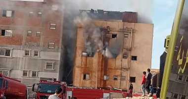 السيطرة على حريق مصنع أدوات دش بالعاشر من رمضان حريق مصنع لتصنيع أدوات الدش