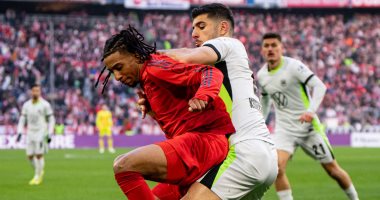 البايرن ضد فولفسبورج.. البافارى يتفوق 2-1 فى شوط مثير بالدوري الألماني جانب من المباراة