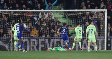 برشلونة يتعادل أمام خيتافى ويفرط فى الاقتراب من صدارة الليجا برشلونة