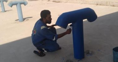 دهان وتجميل وصيانة لوحات كهرباء محطات المياه بالسويس والإسماعيلية وبورسعيد