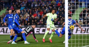ملخص وأهداف خيتافى ضد برشلونة 1-1 فى الدورى الإسبانى برشلونة